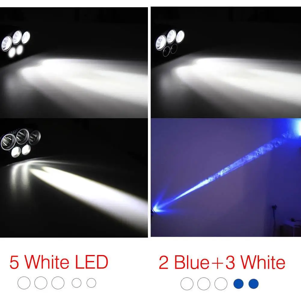 CASTNOO Heanlamp 10000 LM 5 LED Headlight USB Charge Modes Flashlight for Fishing use | Освещение