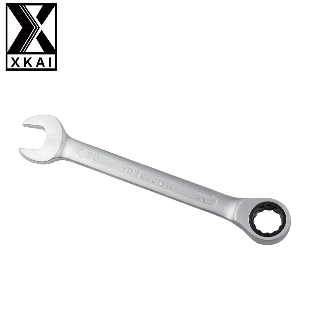 XKAI 22 мм Трещоточный гаечный ключ комбинированный набор ключей трещотка Скейт