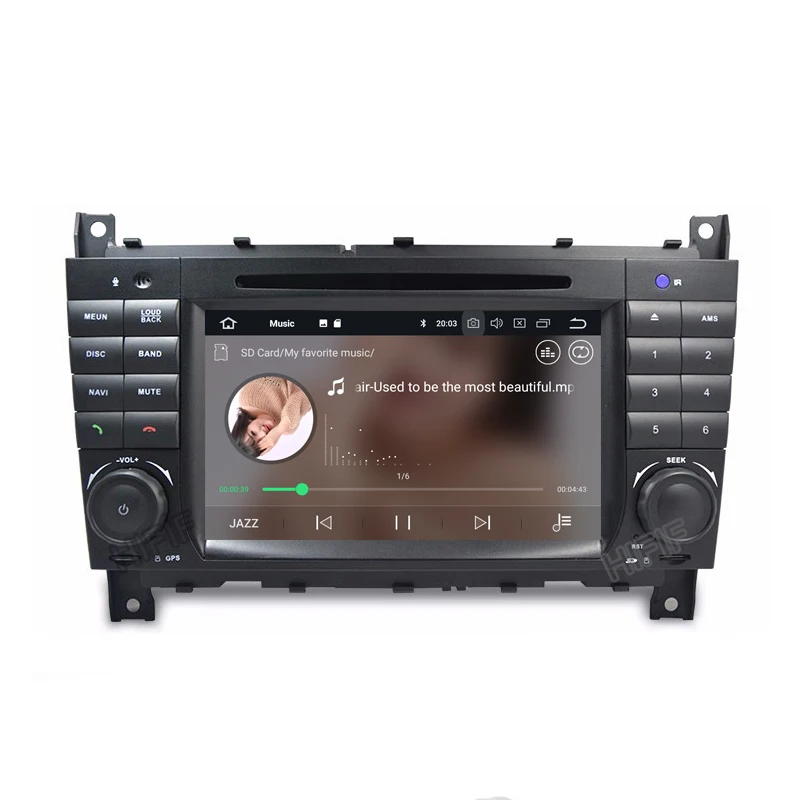 DSP 7 &quot2 Din octa Core Android 10 автомобильный DVD GPS для Mercedes/Benz C Class W203 2004 2007 C200 C230 C240 C320 C350 CLK