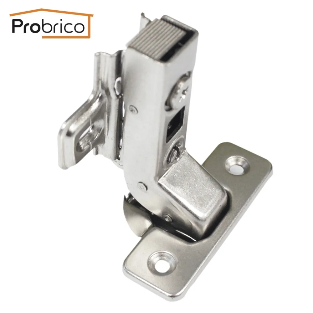Probrico 1 шт. мягкая петля для кухонного шкафа CHR073HC скрытая двери вставка мебельные
