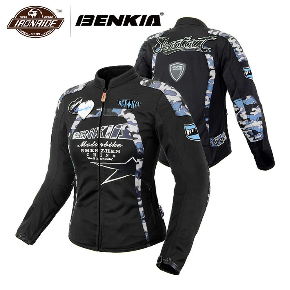 BENKIA Женская мотоциклетная куртка летняя jaqueta motoqueiro дышащая сетчатая для гонок