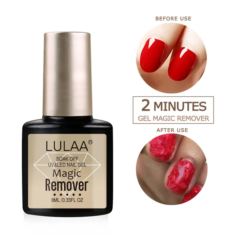 Lulaa 8 мл Новый Магический взрыв Гель лак для ногтей Очиститель УФ гель