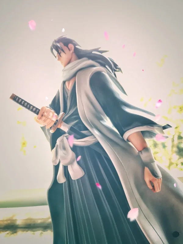COMIC CLUB inlock модель место отбеливатель 28 см высота Kuchiki Byakuya gk смола статуя фигурка для коллекции