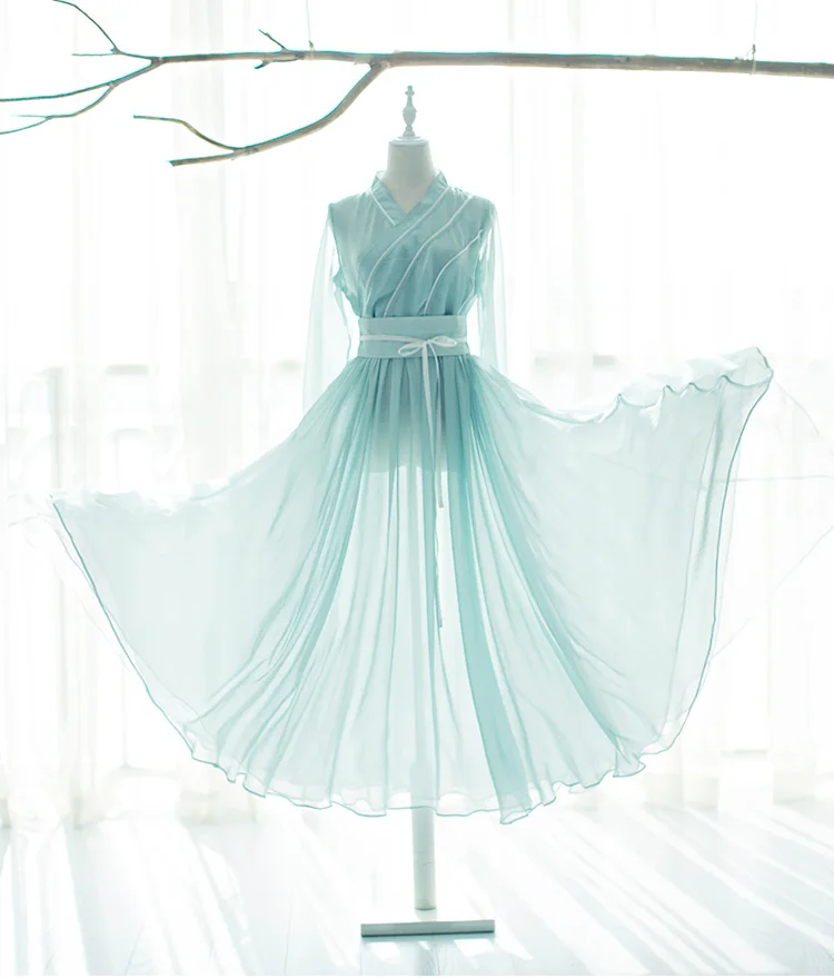 Женское пляжное шифоновое платье макси с длинным рукавом и поясом|style dress|vintage