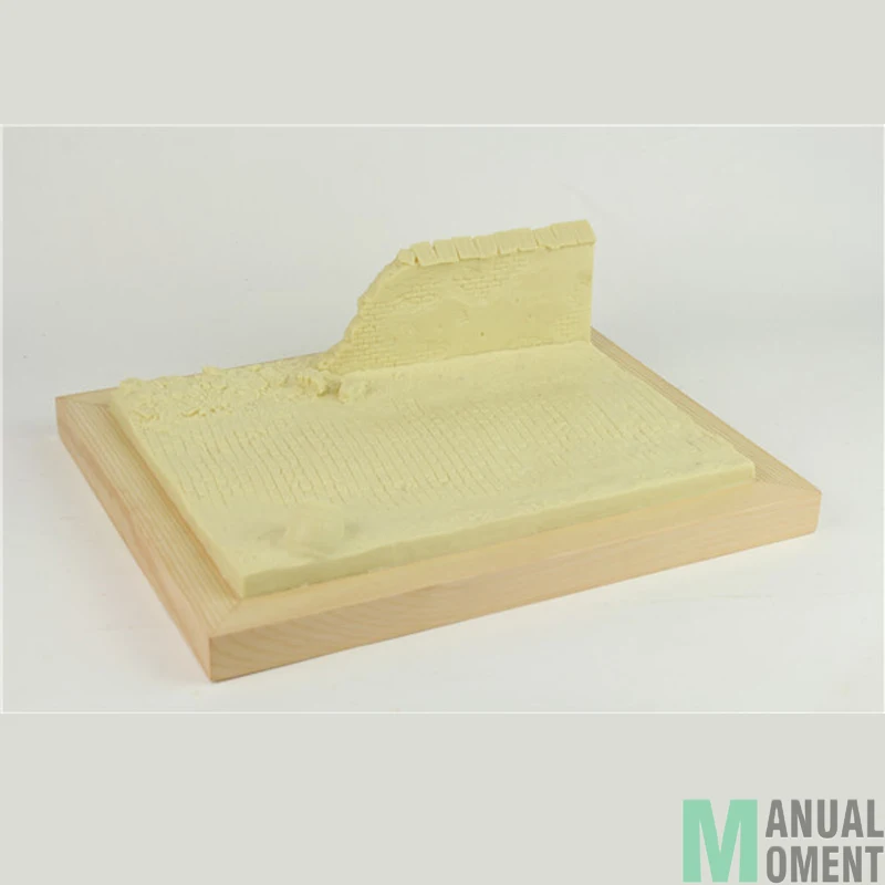 Миниатюрные 1/35 смолы модели деревенские дороги и сломанные стены сцены солдат