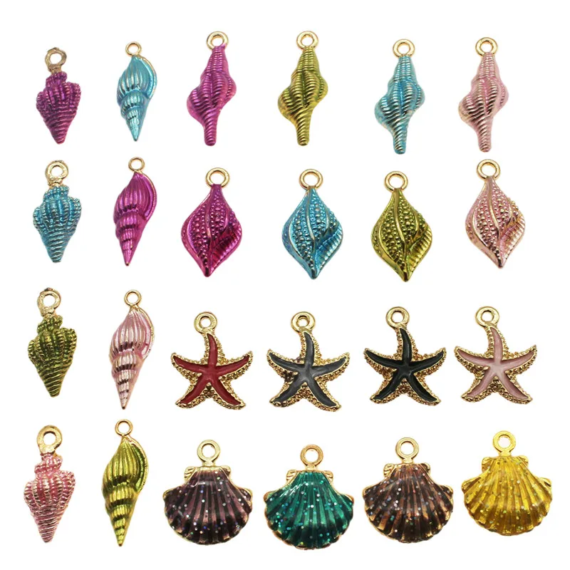 Изысканные украшения 20 шт. Разноцветные Подвески из сплава с эмалью|Ювелирные