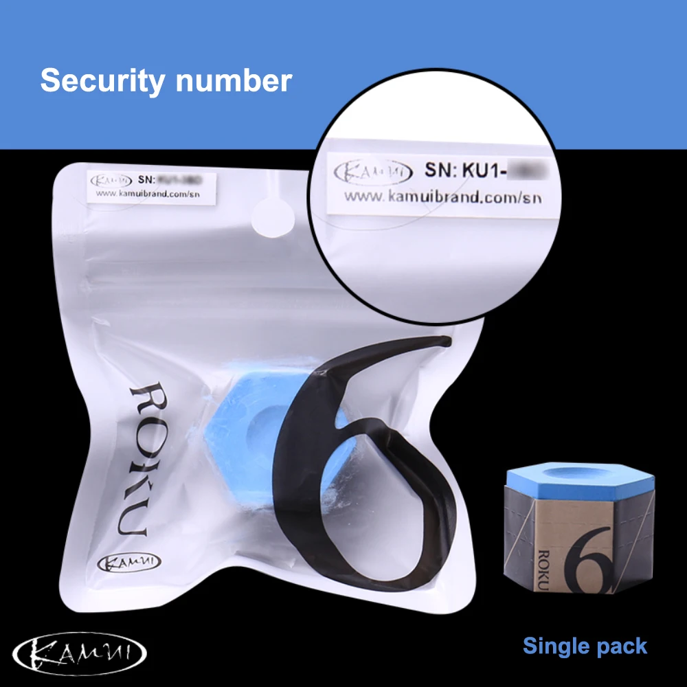 KAMUI настоящий оригинальный бильярдный мел Бар Синий кий бильярдные аксессуары