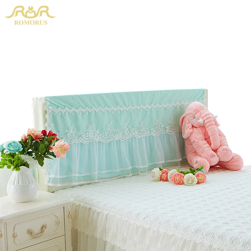 Красивые кружевные розовые наволочки ROMORUS для кровати пылезащитный фиолетовый