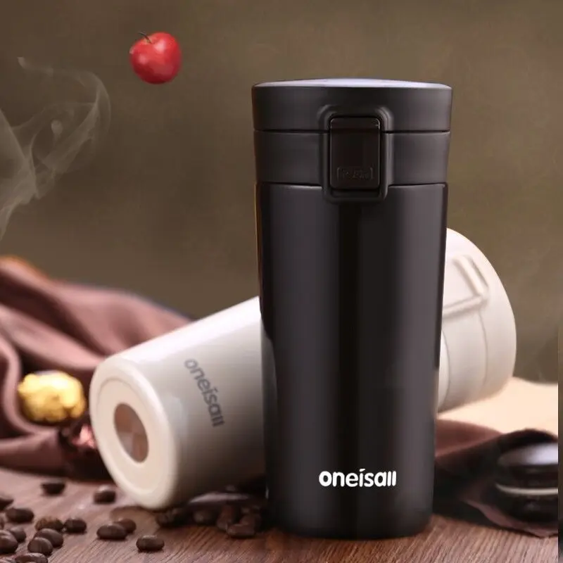Термос для кофе с крышкой 12 унций|glass tumbler|thermos for coffee12 mugs |