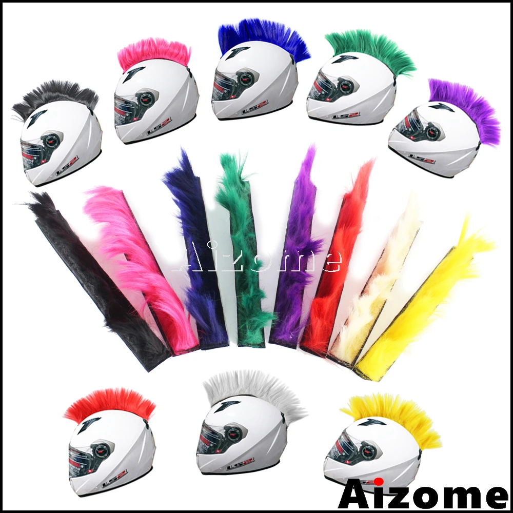 Мотоциклетный шлем ястребы панк гоночный ястреб бездорожье наклейка для волос