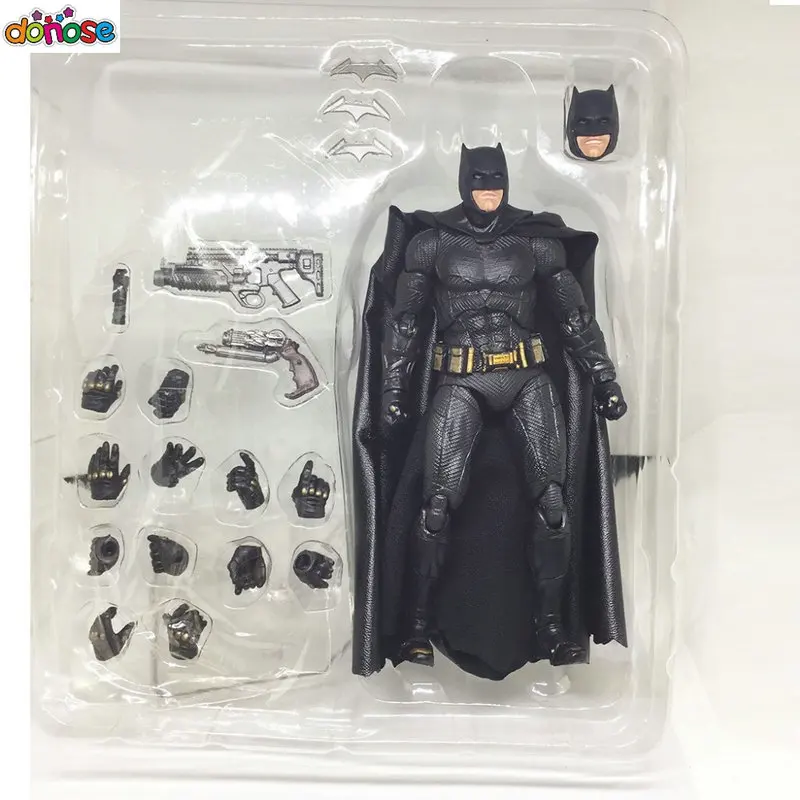 Фильмы Темный рыцарь Бэтмен Фигурка подвижная с аксессуарами MAFEX 056 Лига Справедливости фигурка модель детская игрушка - Цвет: NO Retail Box