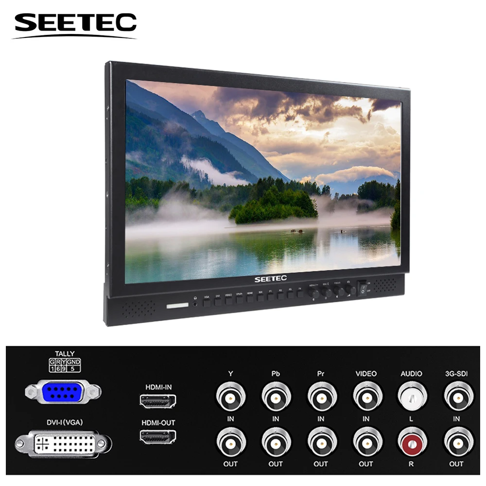 SEETEC P173-9HSD-CO 17 3 &quotLive Director Monitor с 4K HDMI 3G SDI YPbPr Видео Аудио вход HD 1920x1080 экран |