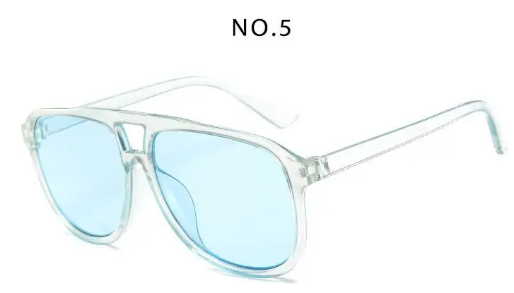 MTYJ072 Blue Feishini, зеленые, карамельные цвета, трендовые, хип-хоп, унисекс, солнцезащитные очки,, прозрачные линзы, для зрения, мужские очки, женские, винтажные, авиационные очки - Цвет линз: MTYJ072 Blue