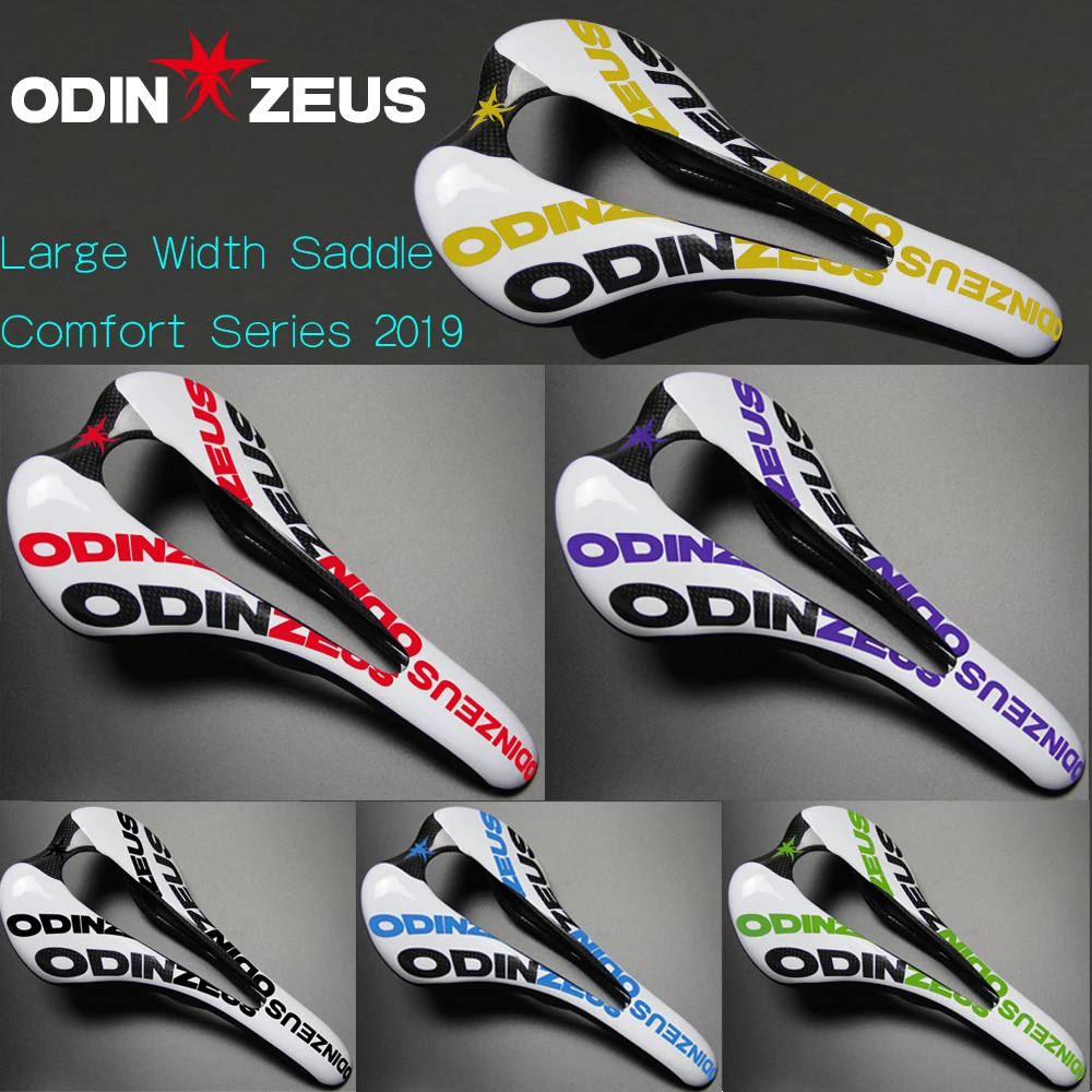

OdinZeus 2019 HOT Sale Newest Colorful Top-level Mountain Bike Full Carbon Comfortable Widened Saddle/Road/MTB Bicycle Saddle