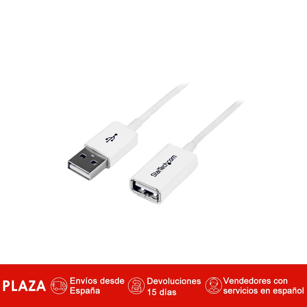 StarTech.com кабель 2 м для расширения USB 0 Macho a Hembra A Extensor Blanco|USB-адаптеры| |