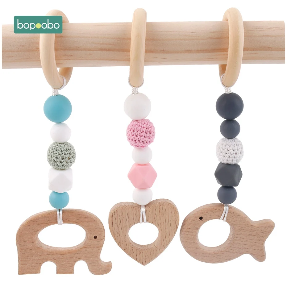 Bopoobo-Cuentas de ganchillo para dentici&oacute;n de beb&eacute;, abalorios masticables para manualidades, joyer&iacute;a, accesorios de enfermer&iacute;a, Gehaakte juguete, mordedor para beb&eacute; de 16mm, 10 Uds.-5