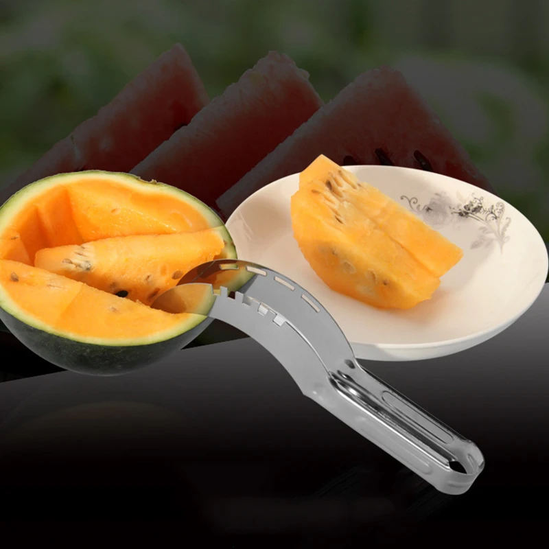 Фото New Stainless Steel Watermelon Slicer Cutter Corer Fruit Vegetable Tools Kitchen Gadgets Дом и сад New Stainless Steel Watermelon Slicer Cutter Corer Fruit Vegetable Tools Kitchen Gadgets Дом и сад