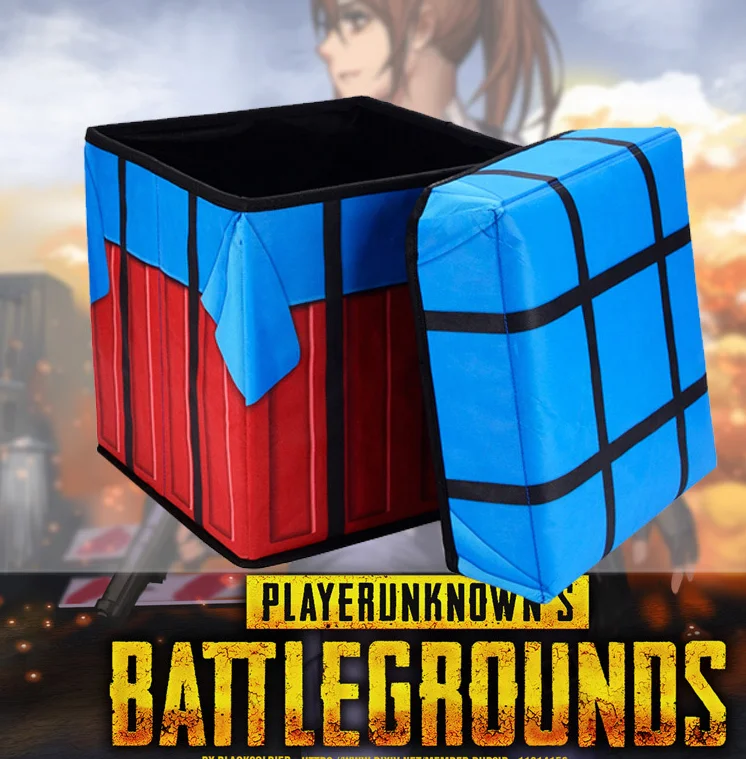 Креативная коробка для хранения PUBG Playerunknowns Battlegrounds воздушная капля плюшевый подарок бытовой Органайзер тканевые корзины для хранения игрушек