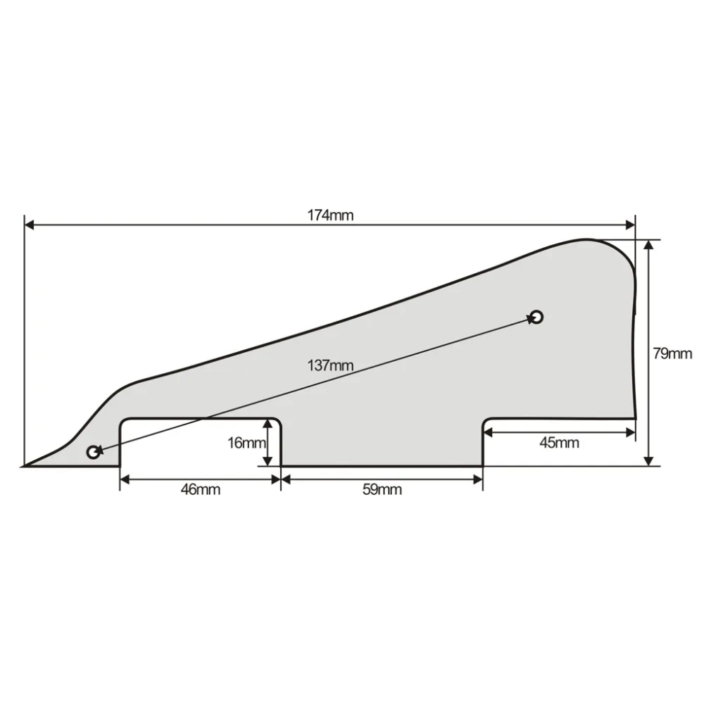 FLEOR набор 1Ply Black Guitar Pickguard/Полость/крышки переключателя/селекторная пластина
