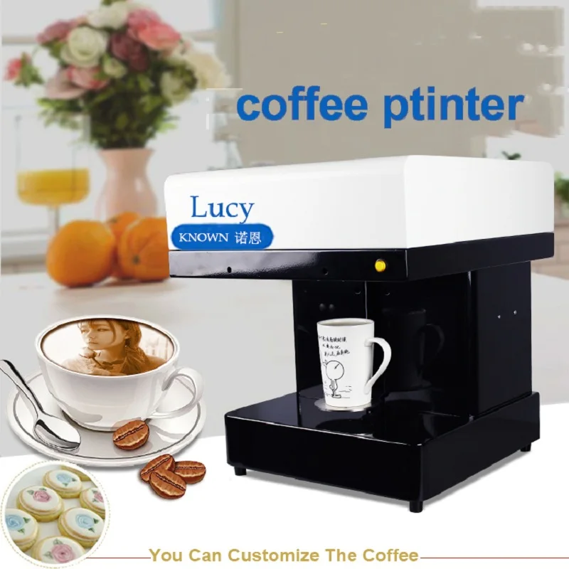 

Discount!!!full-automatic colours 3d Coffee Printer Machine with USB connection
