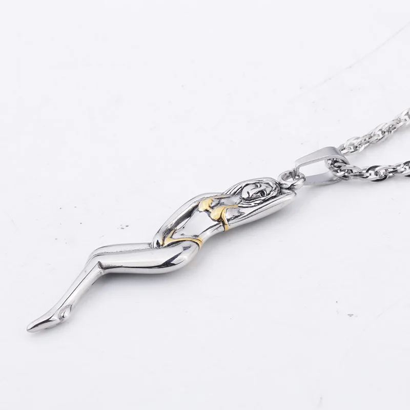 Женское Ожерелье с кулоном Valily ожерелье из нержавеющей стали золотистого цвета