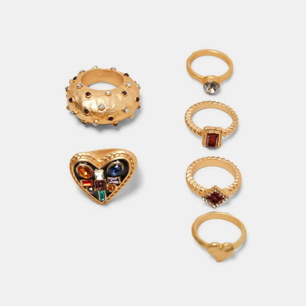 Vedawas бренд Трендовое ZA кольцо anillos ювелирные изделия Кристалл Открытые Кольца для женщин вечерние подарки обручальное кольцо Pendient xg2085