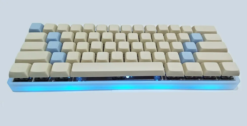 GH60 DIY Матовый Акриловый чехол с ЧПУ корпус с ЧПУ пластины PCBA стабилизаторы для 60% мини механическая клавиатура