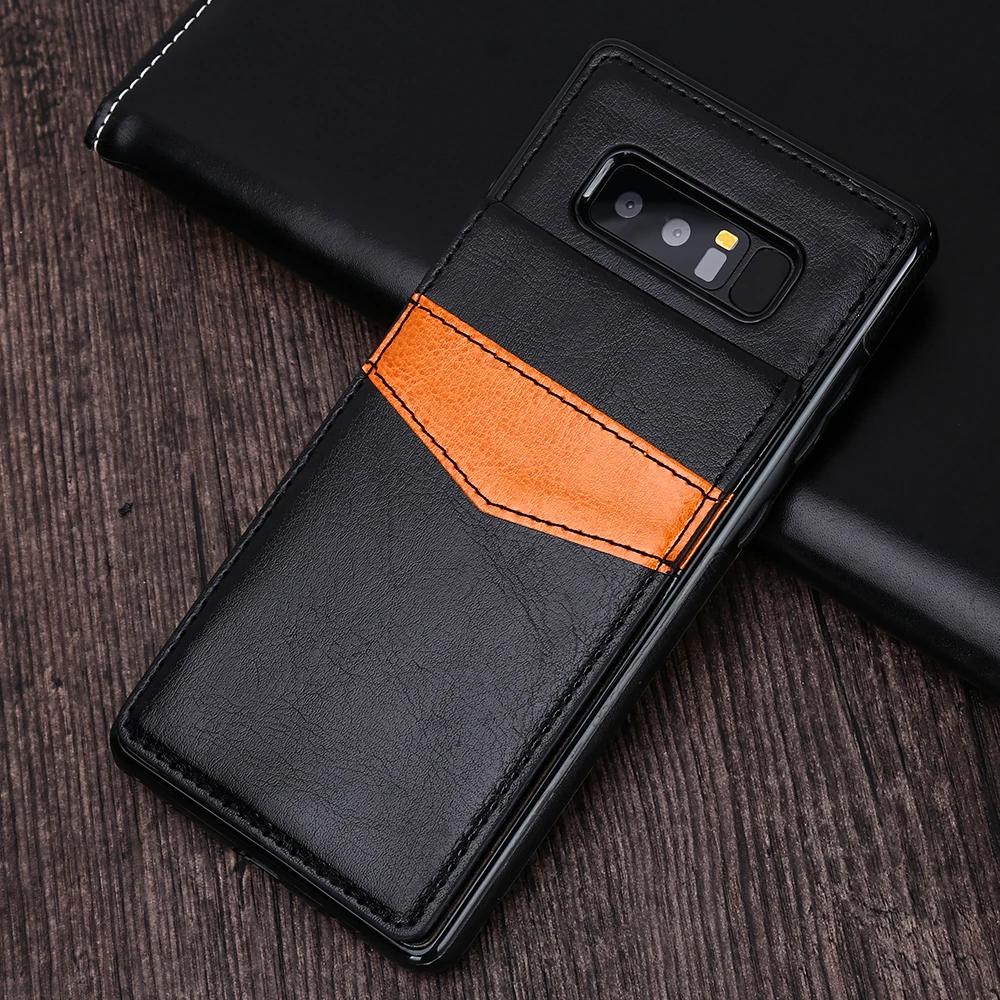 Вертикальный флип-чехол HAISSKY для samsung Galaxy Note 8 S9 Plus, чехол S9, Роскошный кожаный бумажник с магнитной пряжкой, чехол для телефона, Fundas