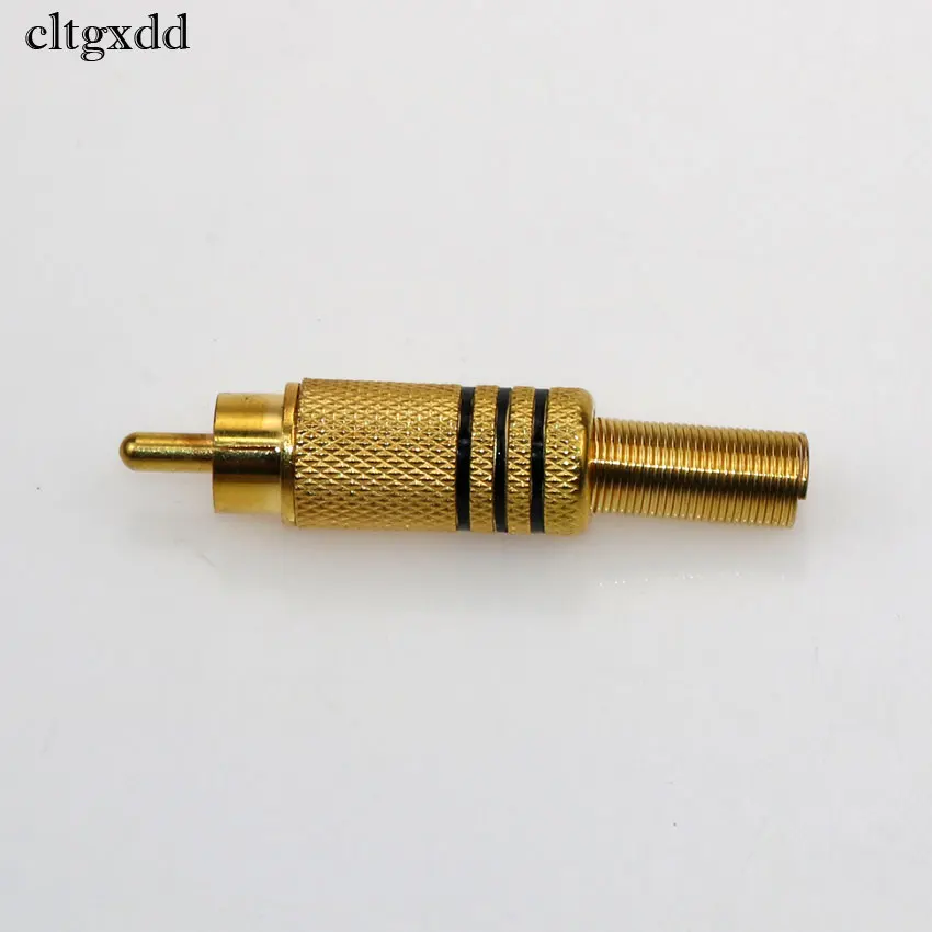 Штекерный разъем cltgxdd RCA штекер матовый пружинный аудиоразъем Phono RG59 RG58 LMR240
