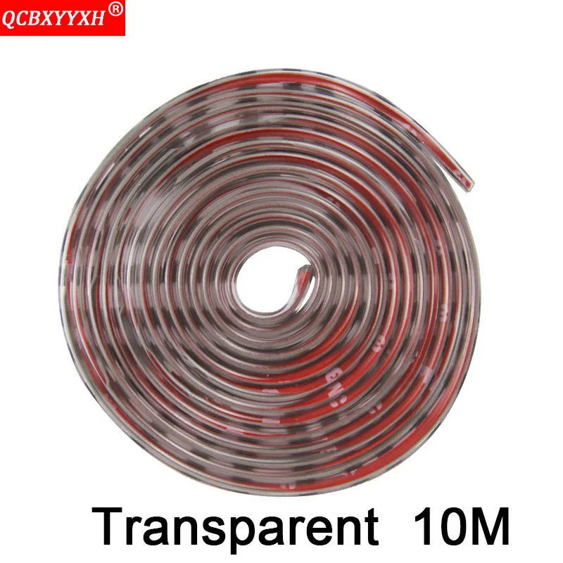 Transparent 10M QCBXYYXH авто-Стайлинг, авто дверь, защита от царапин, защита края, резиновое уплотнение, универсальные анти столкновения, полосы, наклейки, аксессуары - Цвет: Transparent 10M