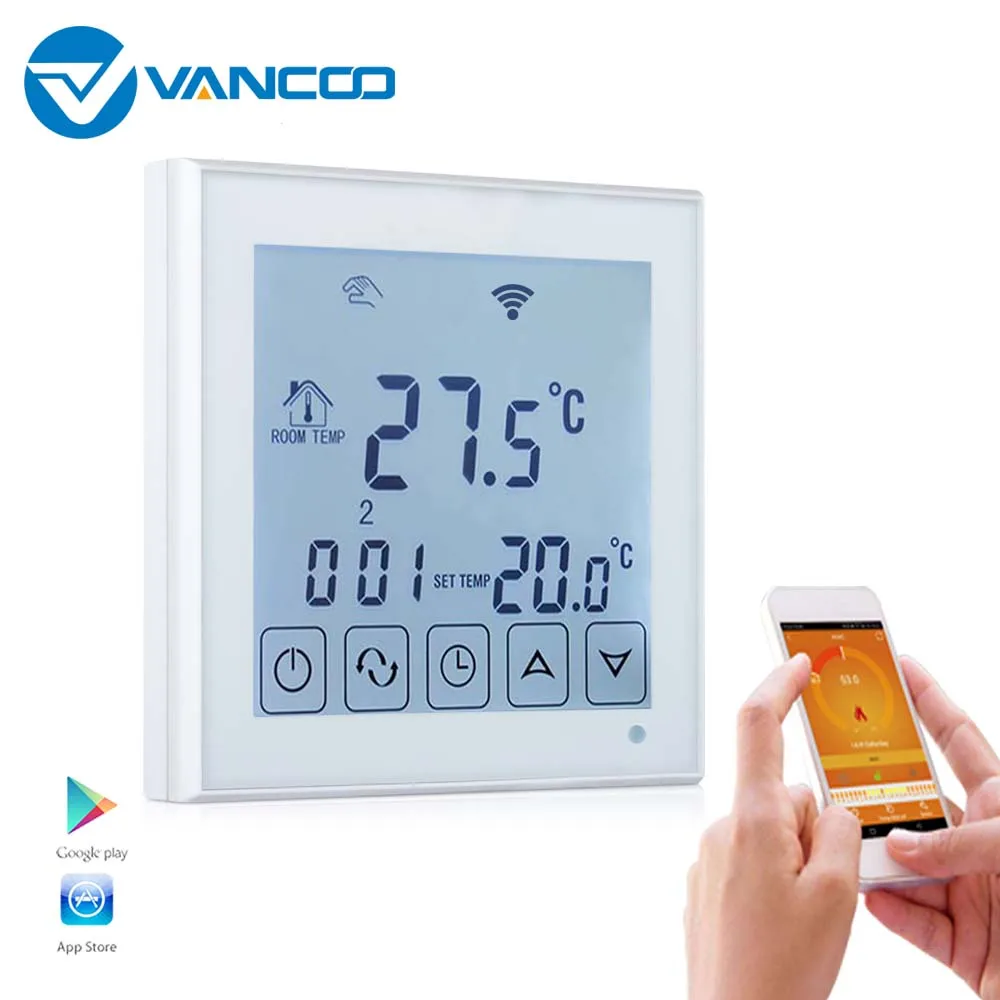 Vancoo 2 шт умный Wifi термостат для подогрева пола ЭЛЕКТРИЧЕСКИЙ КОМНАТНЫЙ теплый