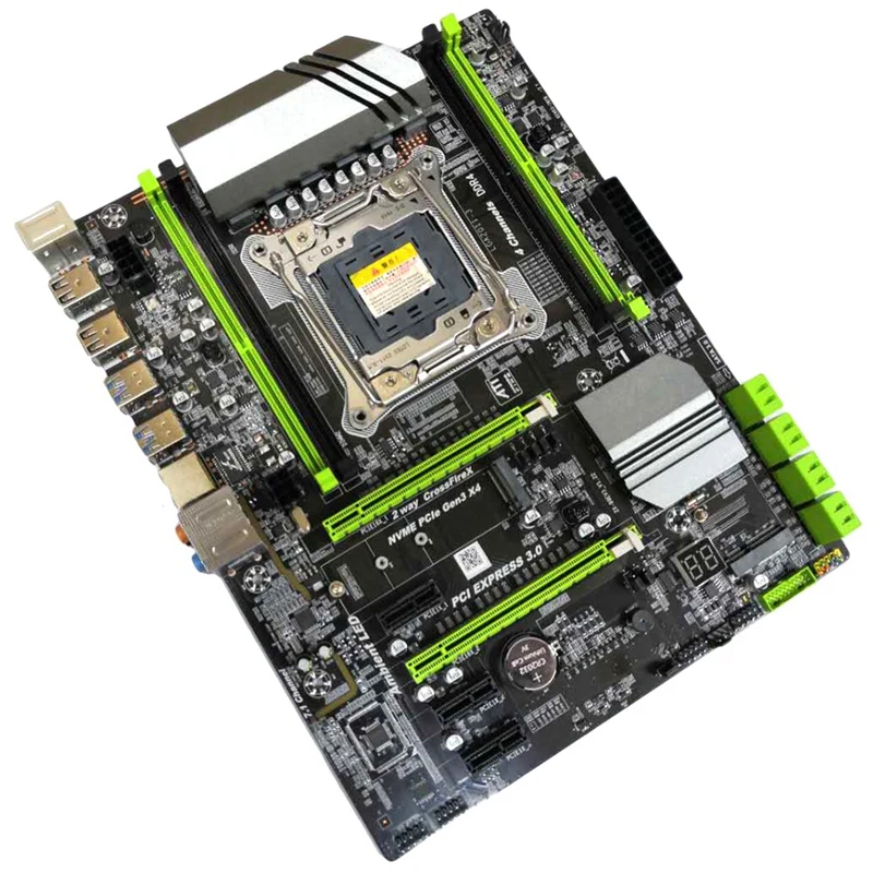 X99 Lga2011-3 материнская плата для Intel I7 E5 4-канальный Ddr4 2133/2400/2800 64G Ram Nvme Ssd M.2 Sata3.0 Usb3.0