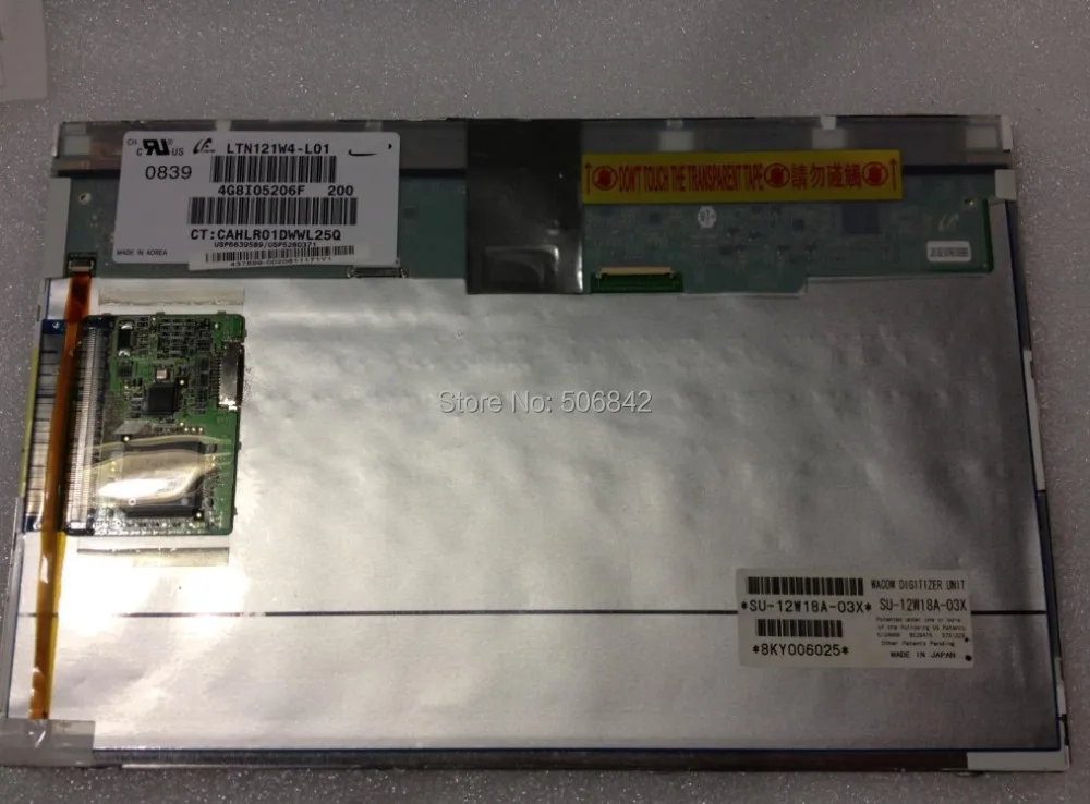 

12.1"laptop LCD screen LTN121W4-L01 ,New 1280*800