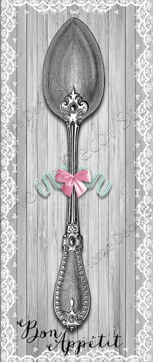 Набор для вышивания бисером "Нож и вилка" 5D с полной смолой.