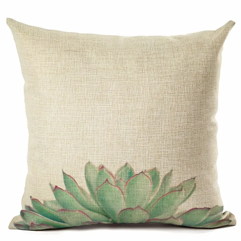 Новое поступление суккулентов Чехлы для подушек декоративные диван Пледы