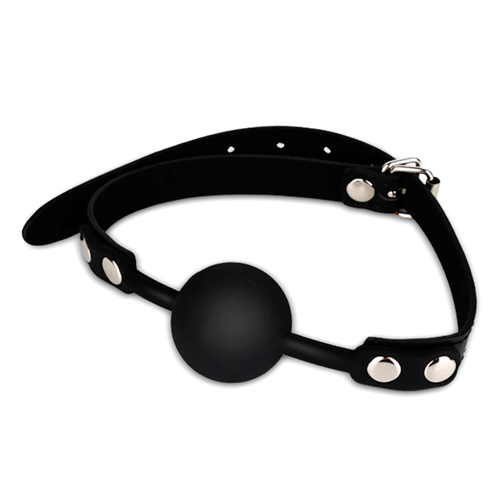 Fetish Erotic Silicone Mouth Gag Ball Leather Bondage Restraint Strap Sex Toy | Красота и здоровье