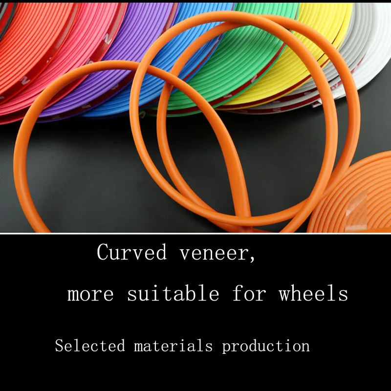 Новый 8 м автомобильный Стайлинг обода колеса автомобиля отделка шин