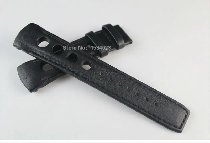 20 мм T044430A PRS516 ремешок для часов Прочный мягкий натуральная кожа T044 ремешок для наручных часов браслет T044417 часы мужская Группа черный