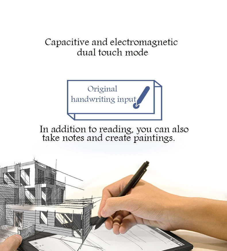 Topsir eBook Reader H9 9.7" touch screen 1G/16G WiFi/bluetooth E-reader ink pdf reading frontlight audio jack free ship | Электроника