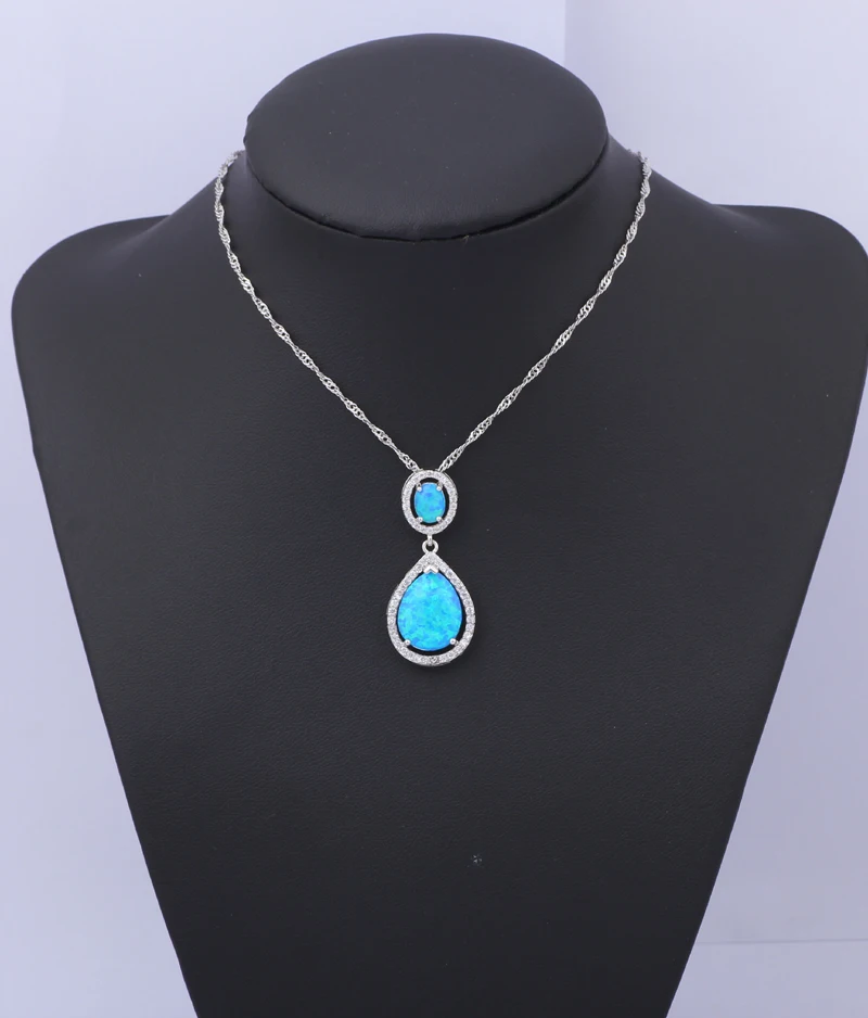 Огромная Капля воды оптом и в розницу для вечеринки Синий огненный опал штамп