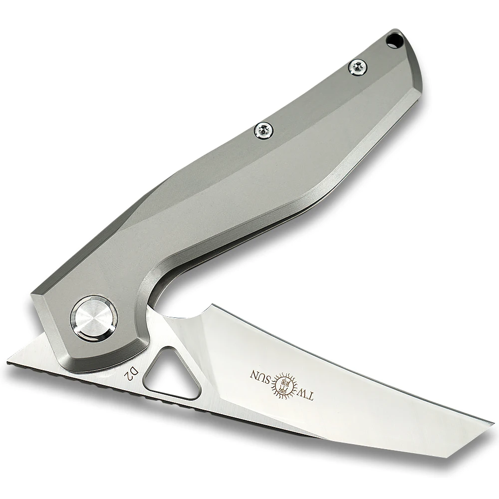 Складной карманный нож TWOSUN d2 тактические ножи для кемпинга охоты инструмент