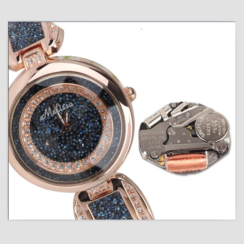 Melissa Brand Fantasy Women Jewelry Watches BlingBling Starry Night Stars Bangle Watch Bracelet Vintage Wristwatch Quartz Montre | Наручные