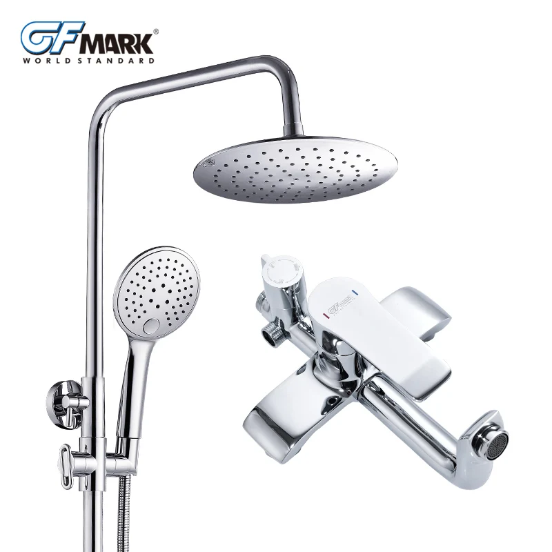 Набор смесителей для душа GFmark регулируемая душевая система из нержавеющей стали