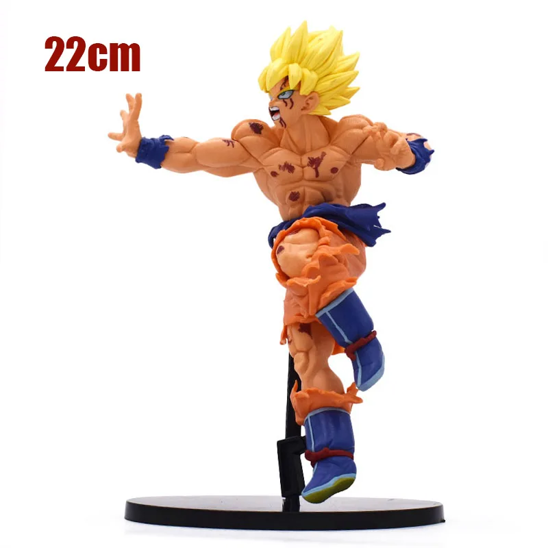 no box 23 см Мультфильм Аниме Драконий жемчуг Z воскресение F Супер Saiyan Son Gokou Bardock ПВХ фигурка Коллекционная модель кукла игрушка - Цвет: no box