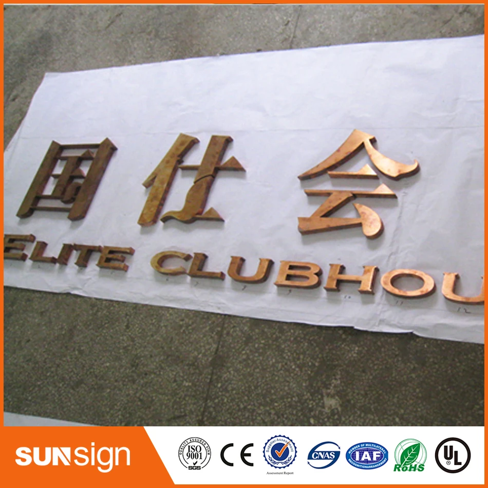 3d stainless steel signage led channel letter sign | Электронные компоненты и принадлежности