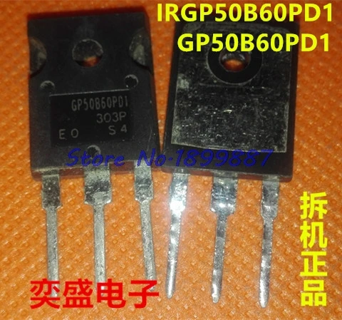 5 шт./лот IRGP50B60PD1 TO-3P IRGP50B60 TO-247 GP50B60PD1 | Электронные компоненты и принадлежности