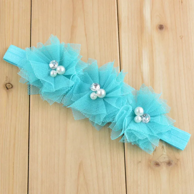 Повязка на голову из тюля с цветами для девочек 8 шт./лот 18 цветов|party crazy|party confettiparty