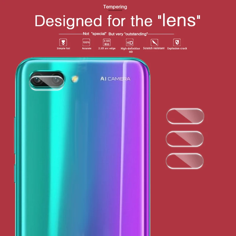 Защитная пленка для объектива камеры из закаленного стекла Huawei Honor 9 9i Lite 10 10gt Play