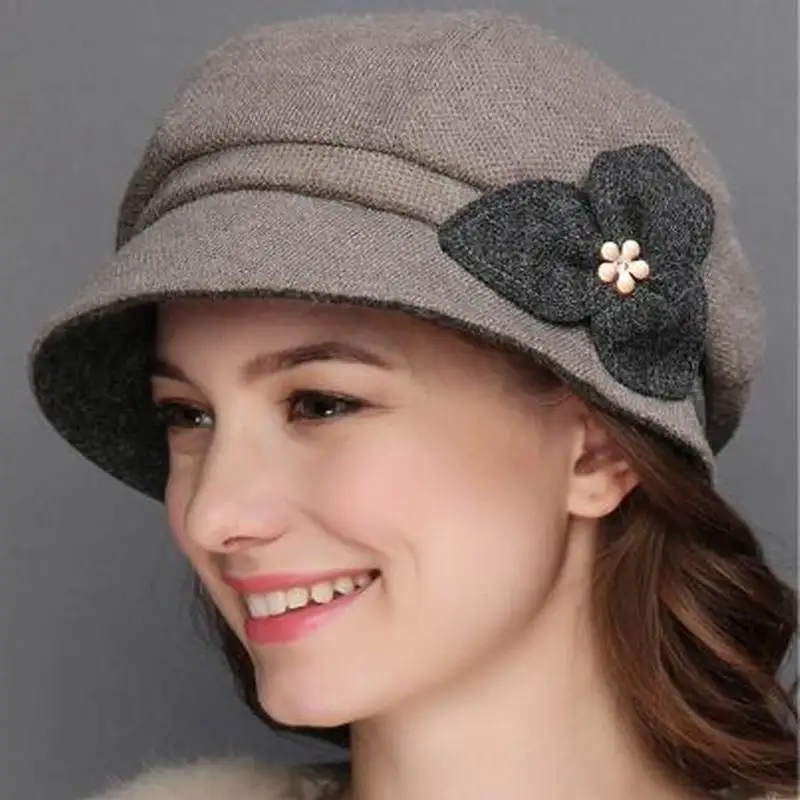 Женская мягкая фетровая шляпа котелок теплая для зимы 2018|fashion fedora hat|fedora hatfashion |