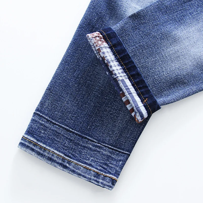 Мужские джинсы с кружевными манжетами черные облегающие до щиколотки Размер 27 34